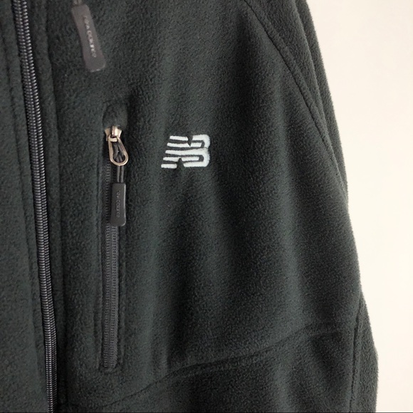 New Balance Black Full Zip Soft Fleece Sweater - Picture 5 of 11